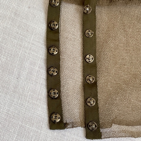 Jean Paul Gaultier Mesh Embroidered Top Made in Italy - Picture 9 of 14